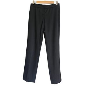 Tory Burch Wool Black Pants Trousers, Side Panel, Stretch Waist, Sz 8, NWOT